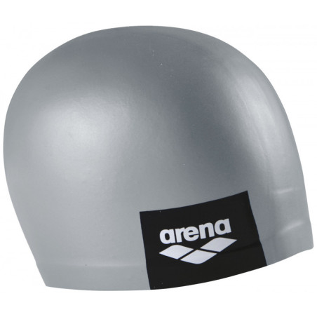 Bonnet de bain ARENA Logo Moulded Cap - Grey | Les4Nages