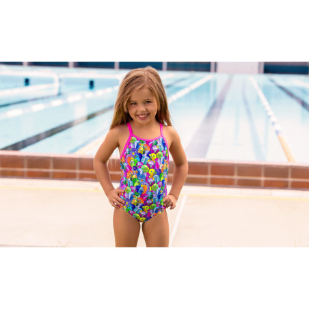 Maillot Funkita petite fille 1 piece Bang Bang Budgie Toddler Fille