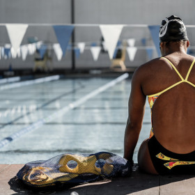 Mesh Gear Bag Finis Navy