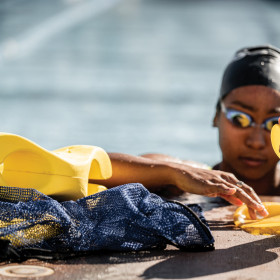 Mesh Gear Bag Finis Navy