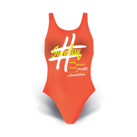 Head SWIMWEEK Sunday Coral -  Maillot Natation Femme 1 piece