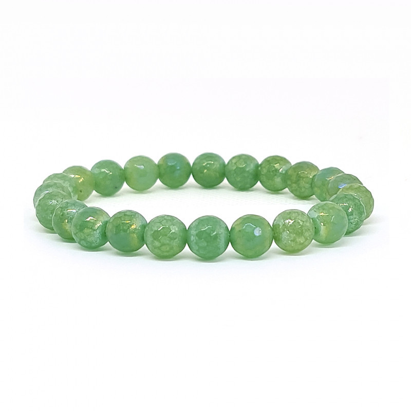 Bracelet Pierres Naturelles AVENTURINE 8mm - KIREI PARIS BIJOUX