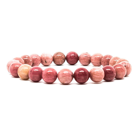 Bracelet Pierres Naturelles RHODOCHROSITE 8mm - KIREI PARIS BIJOUX