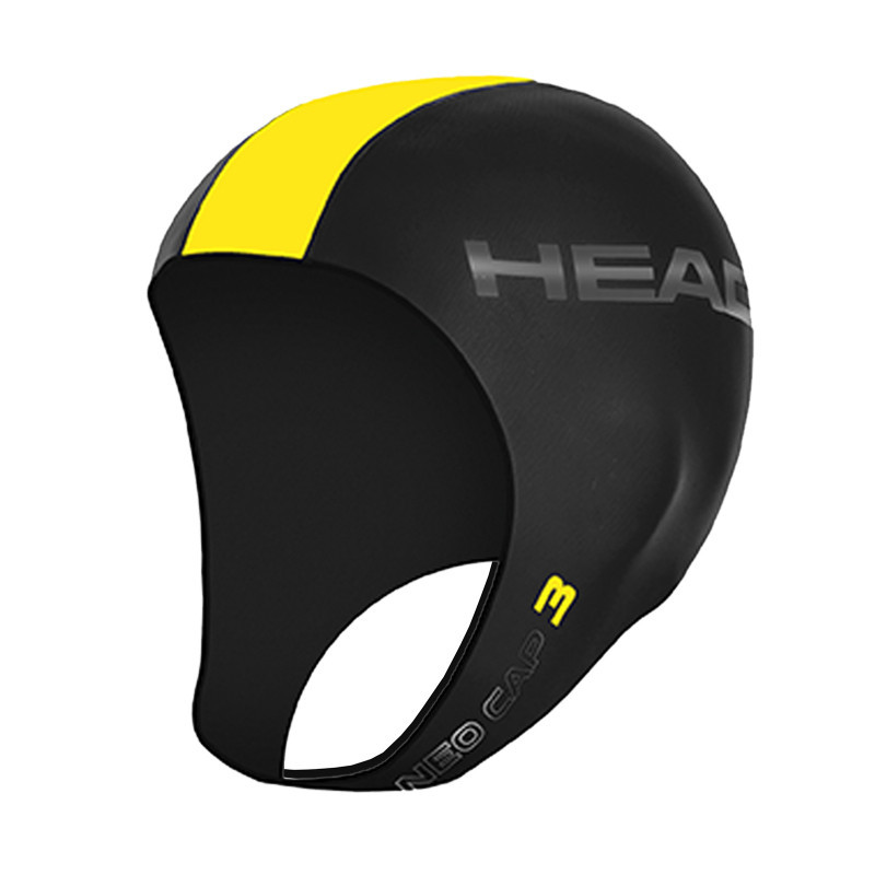Cagoule néoprène ZOGGS NEO CAP 3 Black Yellow Cagoule néoprène ZOGGS NEO CAP 3 Black Yellow