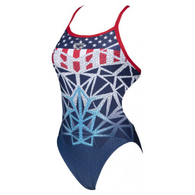 Arena OG Challenge Back USA / Etats-Unis - Collection Bishamon  - Maillot Natation Femme 1 piece