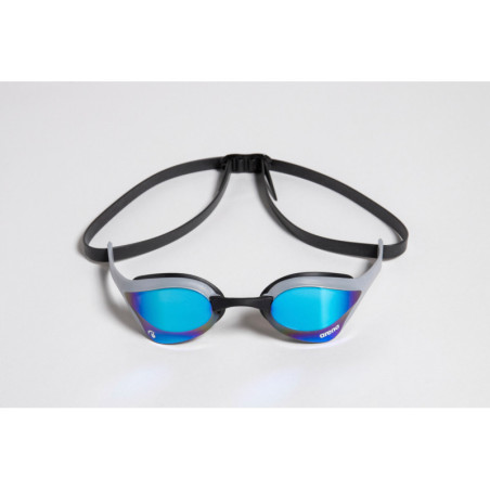 ARENA Cobra Ultra Swipe Mirror - Blue Silver - Collection Bishamon - Lunettes Natation