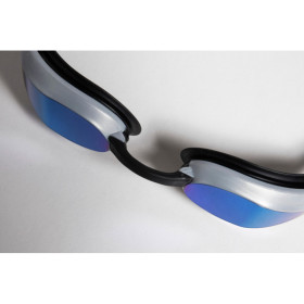 ARENA Cobra Ultra Swipe Mirror - Blue Silver - Collection Bishamon - Lunettes Natation