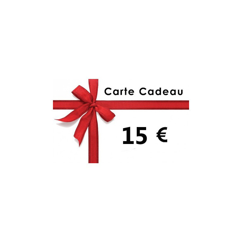 Carte cadeau  15€