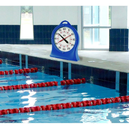 Compte Secondes Portable Bord de Piscine IHM 641B - 2 Aiguilles Minutes et Secondes