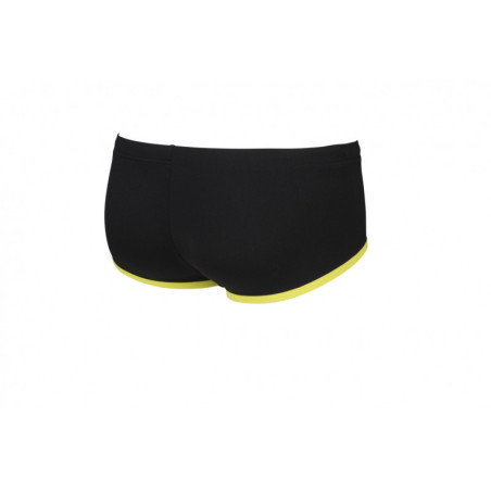 ARENA One biglogo Low waist short - Black Soft Green - Boxer natation Homme | Les4Nages