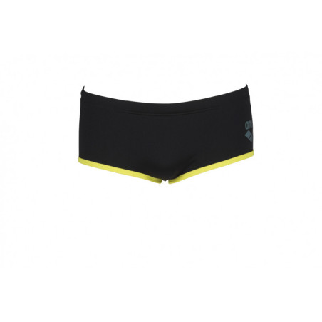 ARENA One biglogo Low waist short - Black Soft Green - Boxer natation Homme | Les4Nages