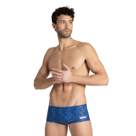 Kikko Low Waist Short - Navy Multi Navy - Boxer Natation et piscine | Les4Nages