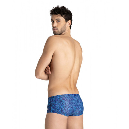 Kikko Low Waist Short - Navy Multi Navy - Boxer Natation et piscine | Les4Nages