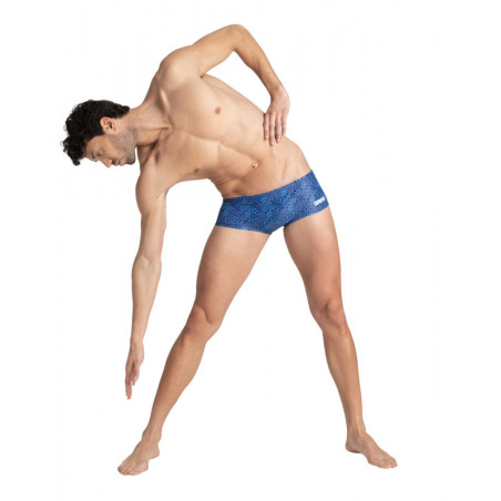 Kikko Low Waist Short - Navy Multi Navy - Boxer Natation et piscine | Les4Nages