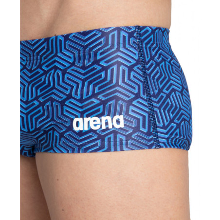Kikko Low Waist Short - Navy Multi Navy - Boxer Natation et piscine | Les4Nages