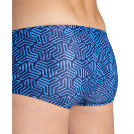 Kikko Low Waist Short - Navy Multi Navy - Boxer Natation et piscine | Les4Nages
