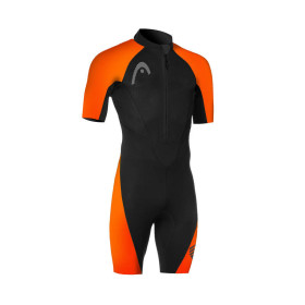 HEAD MULTIX Shorty 2,5 Lady - Black Orange  - Combinaison Swimrun Femme