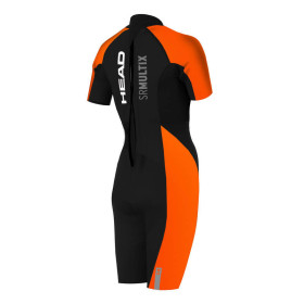 HEAD MULTIX Shorty 2,5 Lady - Black Orange  - Combinaison Swimrun Femme