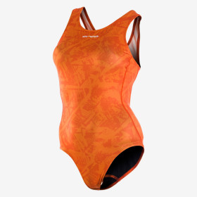 ORCA ONE PIECE - ORANGE - Maillot de bain natation Femme 1 pièce