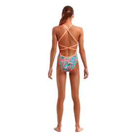 FUNKITA Fille - Burning Man - Strapped In- Maillot fille Natation