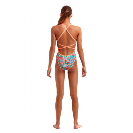 FUNKITA Fille - Burning Man - Strapped In- Maillot fille Natation