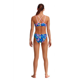 FUNKITA Fille Balloon Dog Criss Cross 2 pieces - Maillot de bain Natation Fille 2 pieces