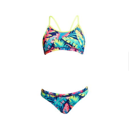 FUNKITA Fille - Palm Off ECO  Racerback 2 pièces - Maillot de Bain Filles -