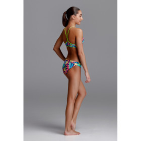 FUNKITA Fille - Palm Off ECO Racerback 2 pieces - Maillot de bain Natation Fille 2 pieces