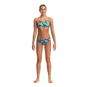 FUNKITA Fille - Palm Off ECO Racerback 2 pieces - Maillot de bain Natation Fille 2 pieces