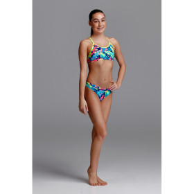 FUNKITA Fille - Palm Off ECO Racerback 2 pieces - Maillot de bain Natation Fille 2 pieces