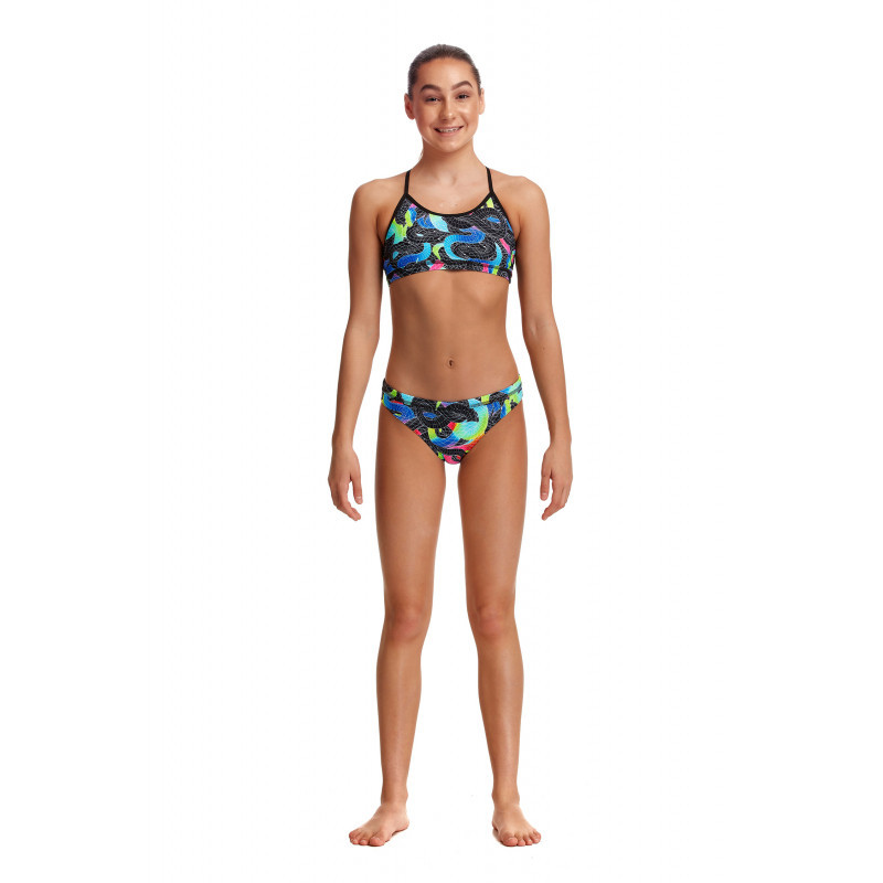 FUNKITA Fille - Snake Pit  Racerback 2 pièces - Maillot de Bain Filles -