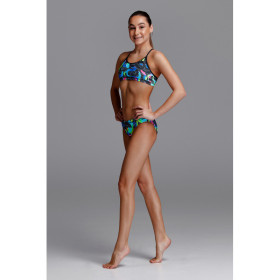 FUNKITA Fille - Snake Pit  Racerback 2 pieces - Maillot de bain Natation Fille 2 pieces