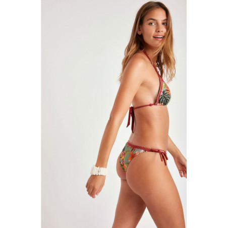 Bas de Bikini BANANA MOON Stora Ayanna - Kaki  - Bas maillot de bain Plage 2 pièces