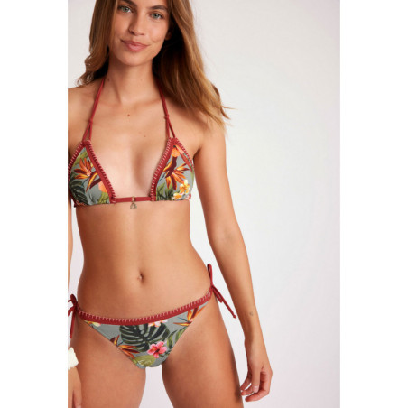 Bas de Bikini BANANA MOON Stora Ayanna - Kaki - Bas maillot de bain Plage 2 pièces | Les4Nages