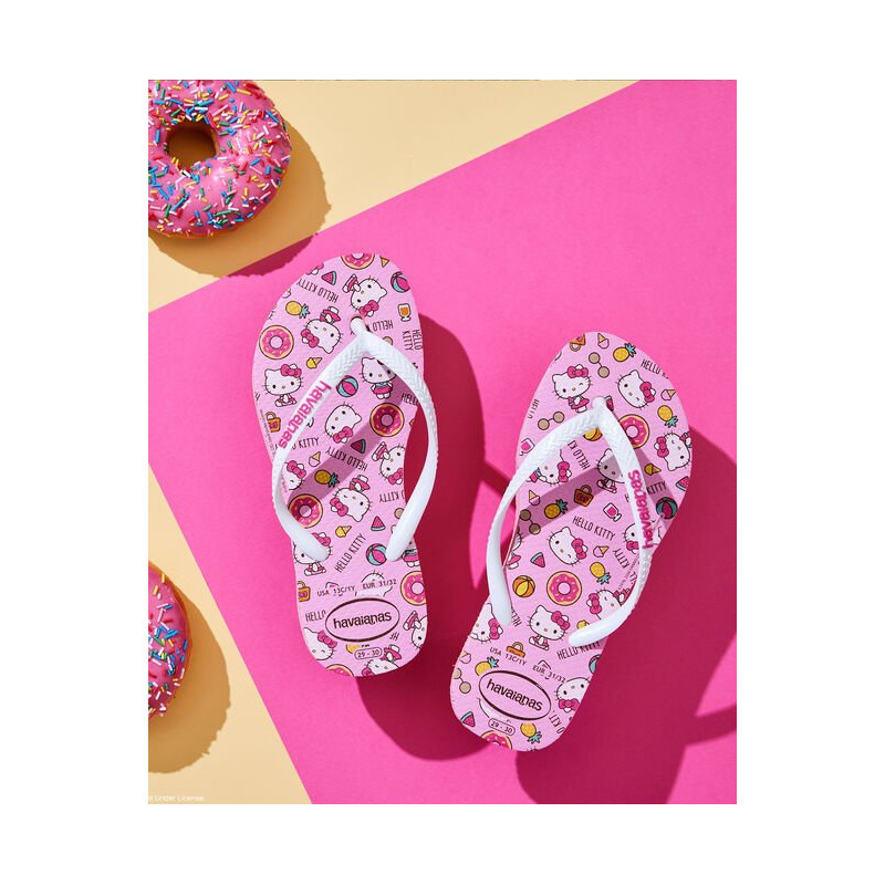 HAVAIANAS Kids Slim Hello Kitty - Macaron pink - Tongs Junior