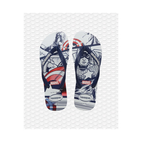 HAVAIANAS Top Marvel Navy/Navy/White - Tongs Junior