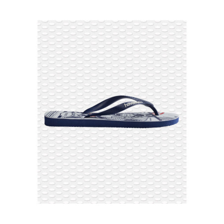 HAVAIANAS Top Marvel Navy/Navy/White - Tongs Junior | Les4Nages