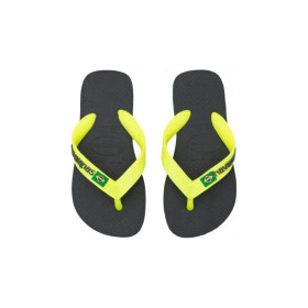 HAVAIANAS Brasil Logo New Graphite I25  - Tongs Junior