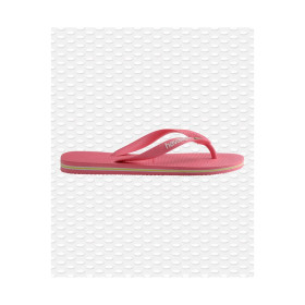 HAVAIANAS Brasil Logo Pink Porcelaine  - Tongs Femme