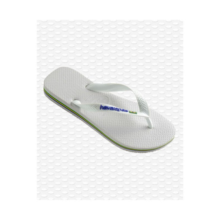 HAVAIANAS Brasil Logo White  - Tongs Femme