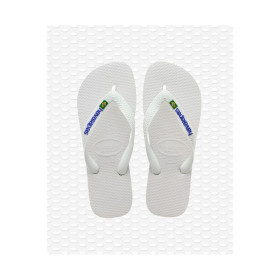 HAVAIANAS Brasil Logo White  - Tongs Femme