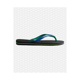 HAVAIANAS  Brasil Mix Black/ Blue Star  - Tongs Unisex