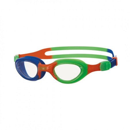 Lunettes Enfants ( 1 à 6 ans )  Zoggs Little Super Seal - Bleu / Orange / Green / Clear