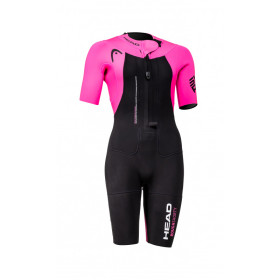 HEAD Swimrun Rough Shorty Lady  Pink - Combinaison Swimrun Femme