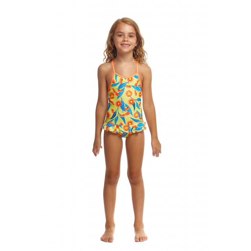 Funkita Toddler (1-7 ans) Belted Frill Gummy Bear - Maillot Fille Natation | Les4Nages