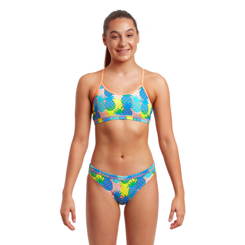 FUNKITA Fille - Juicy Fruit Racerback 2 pieces - Maillot de bain Natation Fille 2 pieces | Les4Nages