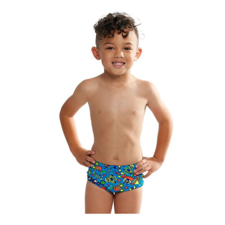 Funky Trunks (1-7 ans) Beep Beep Toddler Boy - Boxer natation garçon | Les4Nages