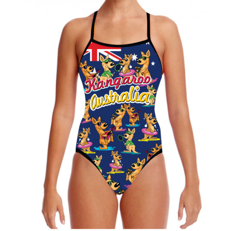 SWEAMS KANGURO AUSTRALIA - Maillot femme 1 piece bretelles fines