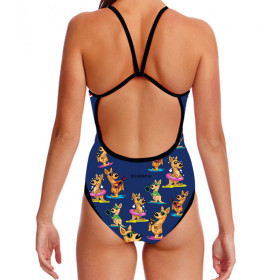 SWEAMS KANGURO AUSTRALIA - Maillot femme 1 piece bretelles fines