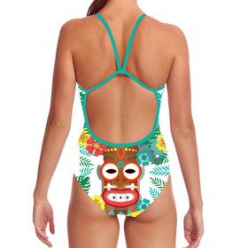 SWEAMS HAWAI TIKI - Maillot femme 1 piece bretelles fines